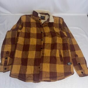 Grizzly Brown and Yellow Plaid Jacket